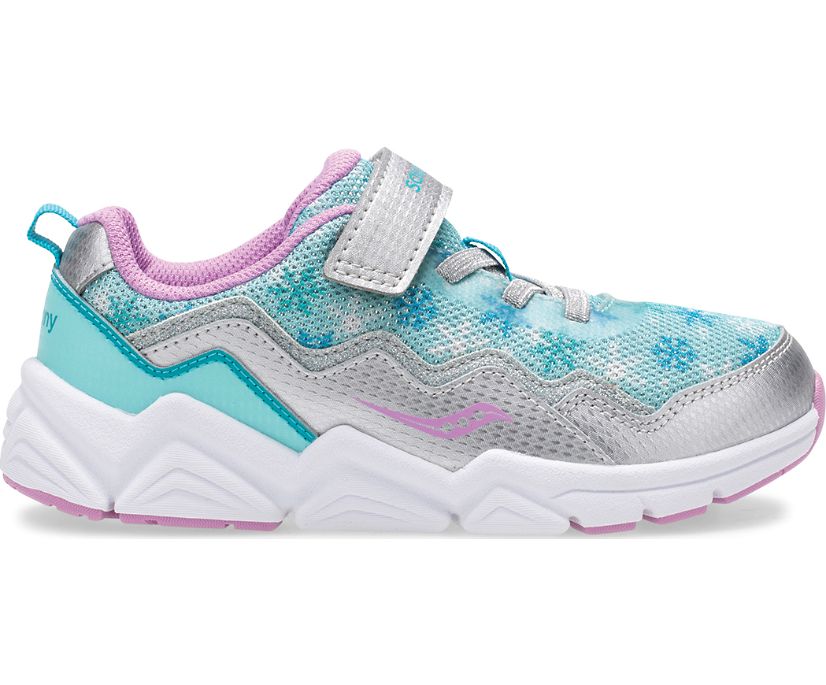 Saucony Flash A/C 2.0 Kids' Sneakers Turquoise / Silver | AU 865UZGT